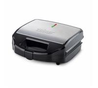 Grille-pain 3 en 1 - Zelmer - ZSM7900 - 900 W - Plaques interchangeables - Inox/noir