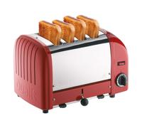 Dualit grille-pain 4 fentes 2200w rouge