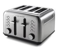 Grille-pain 4 fentes courtes Inox brossé