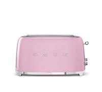 Grille-pain 4 fentes Smeg TSF02PKEU rose - SMEG - 2 emplacements - 1500 Watt - 6 niveaux de brunissement
