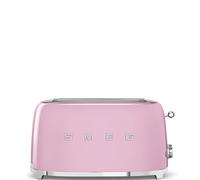 Grille-pain 4 tranches 2 fentes Extra-large Vintage Années 50 Rose