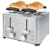 Grille-pain 4 tranches PC-TA 1252, acier inox