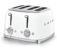 Grille-Pain 4 Tranches Tsf03Wheu,4 Fentes 36 Mm,6 Niveaux De Brunissage,Fonction Chauffage,Décongélation Et Bagel,Éjection Automatique Du Pain,2 Ramasse Miettes,2000 W,Blanc