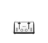 Grille-pain à 4 Slice Nera, 4 Fentes extra-larges, 7 Niveaux de Brunissage, Puissance 1900 W, Design en Acier Inoxydable