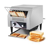 Grille-pain À Convoyeur Commercial,30 Tranches/min,For Cafés,Restaurants | Griller Électrique En Acier Inoxydable,3 Mode Chauffage,Avec Contrôle 7 Vitesses,Éléments Chauffants Triple Anneau