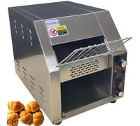 Grille-pain à convoyeur commercial avec double chauffage et contrôle de la vitesse pour le service alimentaire de restaurant
