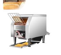 Grille-Pain à convoyeur Commercial, Four Grille-Pain Commercial Robuste en Acier Inoxydable, Grille-Pain à convoyeur de Largeur d'ouverture de 7,3 Pouces pour Les buffets de Camping en Famille