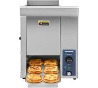 Grille-Pain à Convoyeur Professionnel 2400 W - Robuste, 7 Vitesses, Plusieurs Modes De Chauffe, Grille-Pain De Comptoir pour Pain Blanc Et Bagels Parfaitement Grillés Silver 2000W