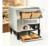 Grille-pain À Double Décharge, Grille-pain 150/300/450 Tranches Par Heure | Acier Inoxydable de Qualité Alimentaire, Brunissage À 7 Niveaux et 3 Modes de Fonctionnement(300 slices)