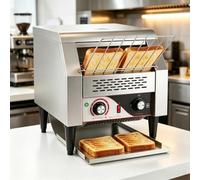 Grille-pain À Double Décharge, Grille-pain 150/300/450 Tranches Par Heure | Acier Inoxydable de Qualité Alimentaire, Brunissage À 7 Niveaux et 3 Modes de Fonctionnement(450 slices)