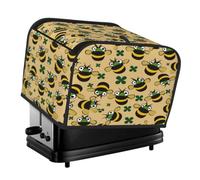 Grille-pain à gros yeux d'abeilles résistant à la poussière universel résistant à la chaleur compatible avec la plupart des grille-pain standard à 4 tranches avec protection contre les empreintes