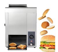 Grille-pain À Hamburger Commercial, Machine de Cuisson de Pain À Hamburger Verticale Électrique 2000 W, Réglage de la Température 50-300 ° C, pour Restauration Rapide de Boulangerie-pâtisseri Color A