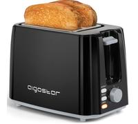 Grille-pain Aigostar Warrior 30JRL - Fentes extra-larges 0% BPA, 750W - Fonctions décongeler et réchauffer