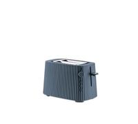 Alessi Plissé MDL08 G - Grille-Pain Design, Six Niveaux de Dorure, en Résine Thermoplastique, Fiche Européenne 850 W, Gris