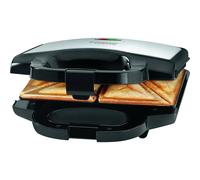 Bomann Appareil à croque-monsieur ST 1372 CB – Plaques triangulaires 750 W – Gris/Noir