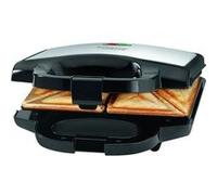 Appareil à Croque-Monsieur - Appareil avec Plaques à Sandwich Triangulaires - Appareil à Sandwitchs - Machine à Croque MosieurBomann ST 1372 CB Grille-pain sandwich 750 W - Gris/Noir