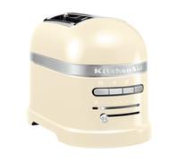 KitchenAid Grille-pain Artisan – 2 tranches, 7 niveaux, décongélation, porte-sandwich – Crème