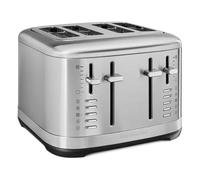 Grille-pain automatique 4 tranches KitchenAid 5KMT4109ESX en acier inoxydable