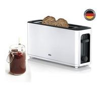 Braun HT3100WH grille-pain 1 part(s) 1000 W Noir, Blanc
