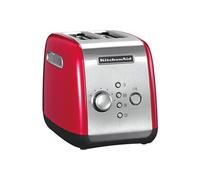 grille pain avec 2 fentes 1100W rouge empire argent 5KMT221EER