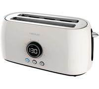Grille Pain Avec 2 Longues Fentes Et Un Écran Numérique 1500w Beige
