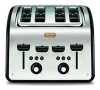 grille pain avec 4 fentes 1700W gris noir Tefal G