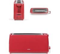 Grille pain Baguettes 900W ROUGE large fente 7 positions Ejection automatique