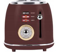 Grille-pain - Berlinger Haus - BH-9520 - 850W - 2 emplacements - Design vintage burgundy