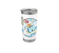Grille-pain Beurre de cacahuète Great Waves Kawaii Esthétique Gobelet isotherme en acier inoxydable double paroi