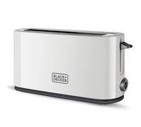 Grille-pain Black and Decker BXTO1001E Fonction d'arrêt du grille-pain Sept niveaux de température 1000 W Blanc