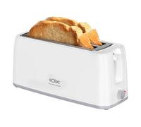 Grille-pain Blanc 1200W 4 Tranches Longues