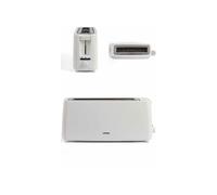Grille-pain - Blanc - 900W - 2 tranches - 7 positions - Ejection automatique