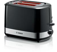 Grille-pain Bosch TAT6A513 2 tranches 800 W Noir, Acier inoxydable