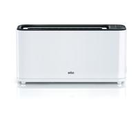 Braun HT3100WH Grille-Pain 1 Fente avec 7 Niveaux de brunissage Blanc, 1000