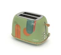 Grille Pain - CAPRIZZE - Kaito - Double Fente Extra Large - 6 Niveaux de Grill - Vert Mat