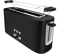 Cecotec Grille-pain Toast&Taste 10000 Extra. 980 W, Plastique avec 1 fente extra-large. 3 Fonctions, 6 Niveaux de grillage