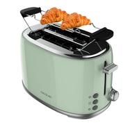 Cecotec Grille-pain vertical Toast&Taste 1000 Retro Double 980 W 2 tranches Vert
