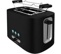 Grille-pain Cecotec Toast&Taste 9000 Double Noir, 980 W, 2 fentes courtes extra larges Noir G