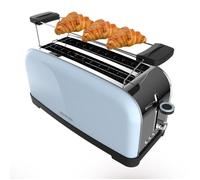 Grille-pain - Cecotec - Toastin' Time 1500 - 4 Tranches - Fente Large 3,8 cm - Bleu