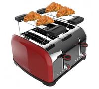 Grille-pain - Cecotec - Toastin' Time 1700 - 1700 W - Fente large 3,8 cm - Acier inoxydable
