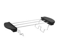 Grille-pain chauffante, grille-pain en acier inoxydable, support de grillé pliable avec poignée, grilles de grillé anti-brûlure pour - 2 tranches.