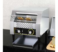 Grille-Pain Commercial 600 Tranches/Heure Convoyeur Restaurant Grille-Pain Comptoir Grille-Pain Industriel Grille-Pain Convoyeur en Acier Inoxydable Robuste pour Faire des Muffins Toas, 2200w