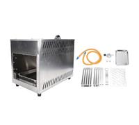 Grille-pain commercial en acier inoxydable robuste, équipement de restaurant électrique 4000 W, technologie sans fumée pour pain, steak, gâteau, aliments cuits au four, cuisson