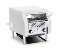 Grille pain convoyeur 2 200 watts 3 fonctions toaster professionnel grille pain rotatif (puissance : 2 200 w, vitesses :