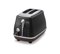 Grille-pain - - Ctov2103.bk - 900 W - 2 Fentes - Noir Mat / Chocolat Delonghi