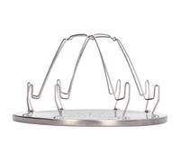 Grille-pain de camping pliable en acier inoxydable, support de grille-pain de camping pour les barbecues en plein air, les pique-niques