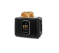 Grille-pain digital 2 tranches Salter Toast Rite avec écran tactile LED - Contrôle précis du brunissage, minuteur intégré, fonctions décongélation, réchauffage et annulation, 930W