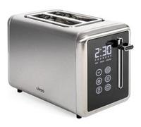 LIVOO Grille-pain digital DOD205 2 fentes larges 3,5 cm 850 W panneau de contrôle tactile Gris