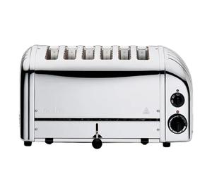 "Grille-pain Dualit 6 fentes AWS Sélecteur - Acier inoxydable"