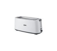 Grille-Pain - EDM - Double Longue Fente - 1400 Watt - 2 Tranches - Dégivrage